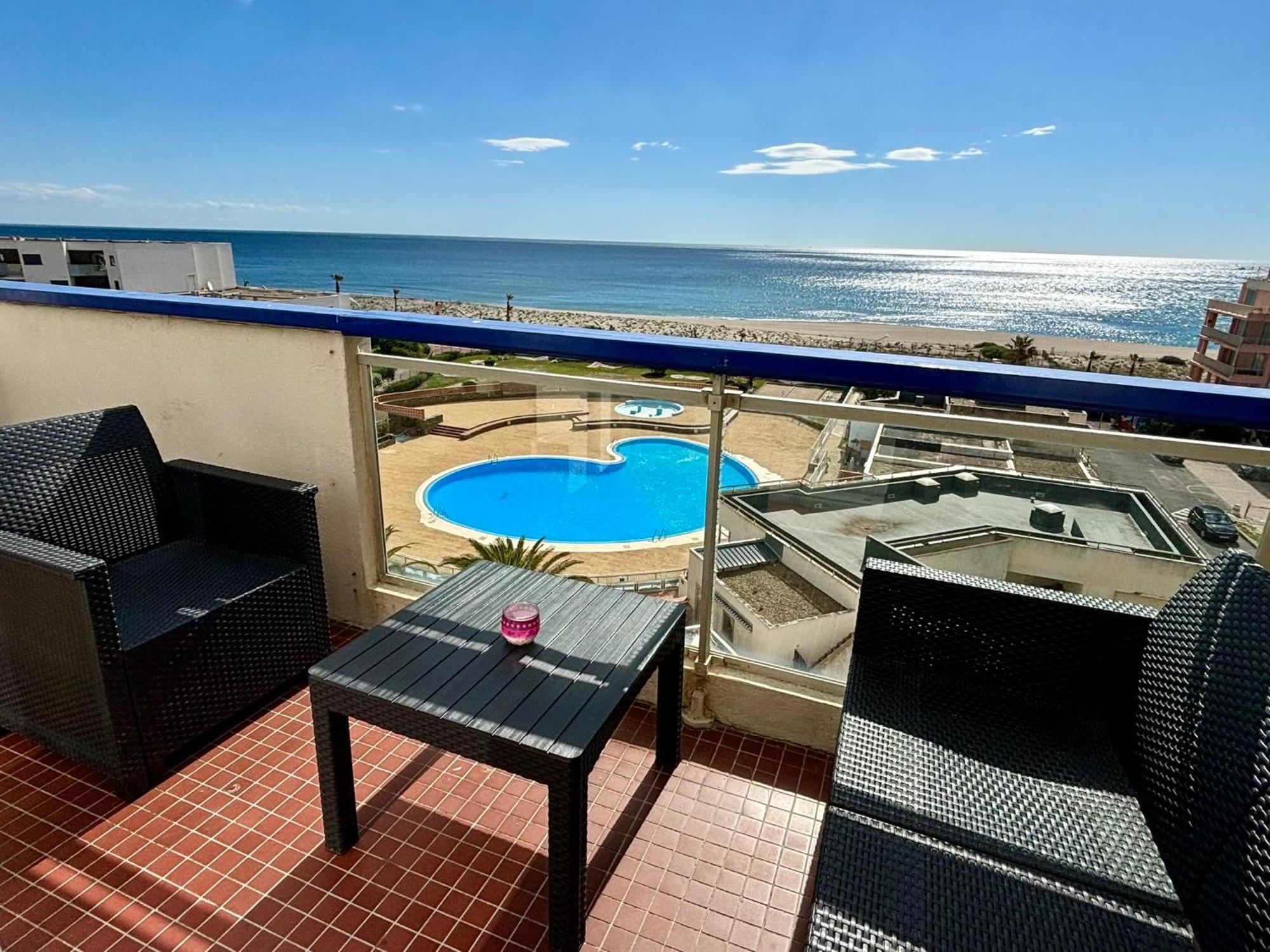 *Au Lydia* Appartement Vue Sur Mer, Avec Piscine. Le Barcarès Exterior foto